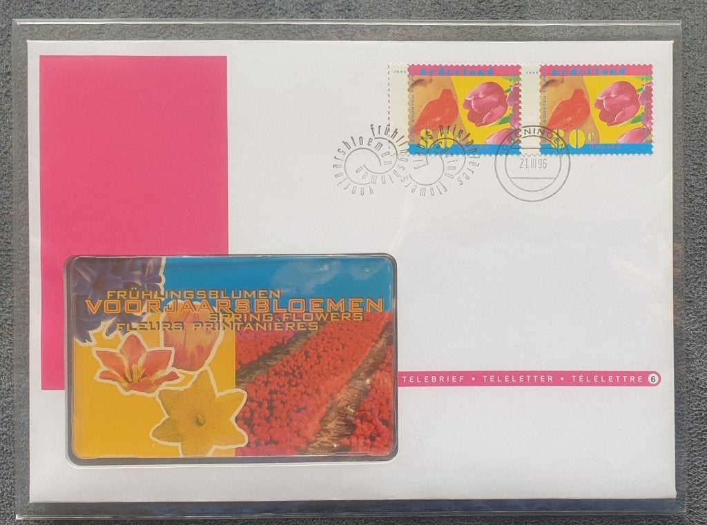 Telebrief nieuw ongebruikt Voorjaarsbloemen (No.8), Ophalen of Verzenden, Nederland