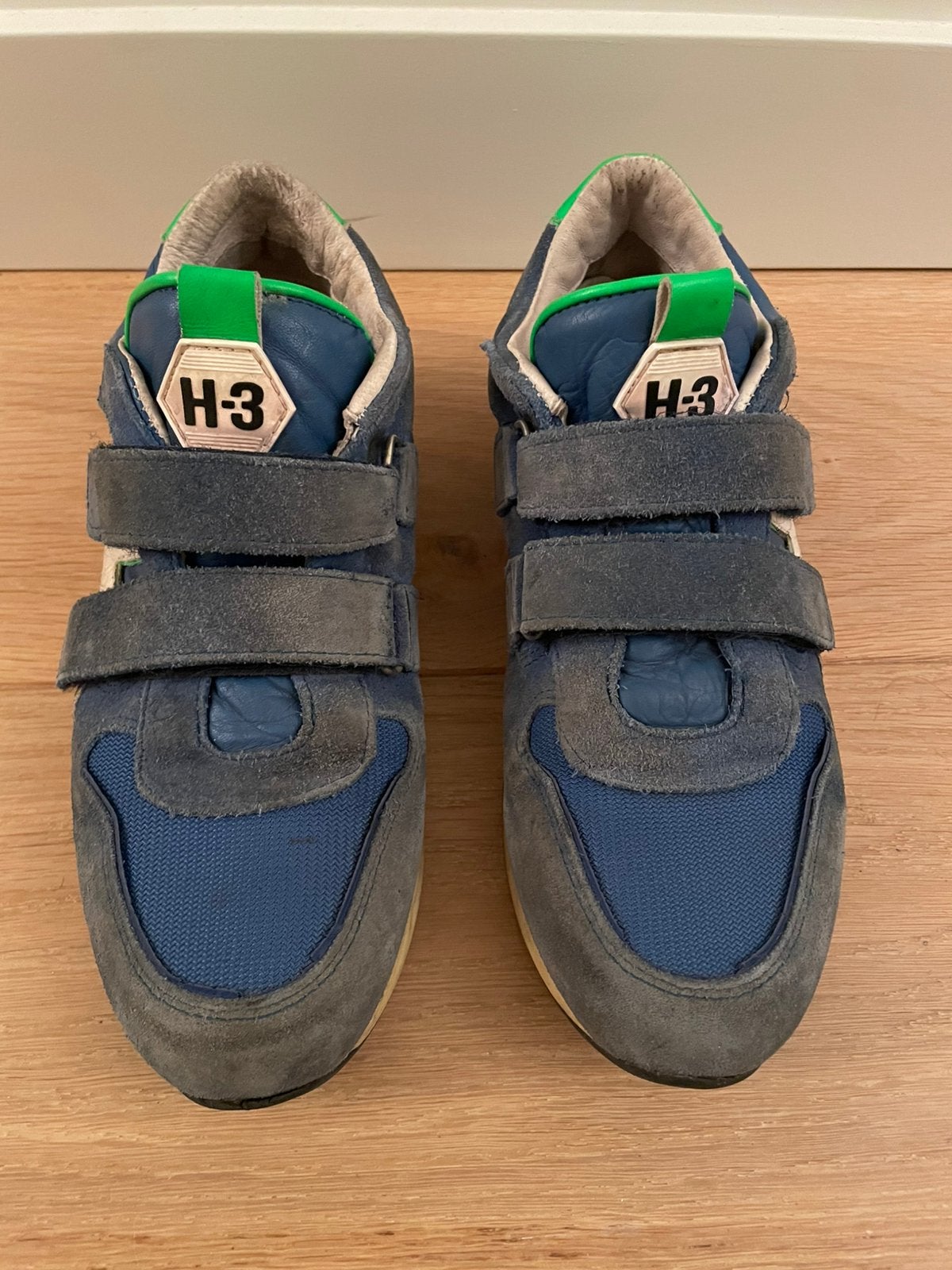 Sneakers H-3 maat 38 kleur blauw groen accent, Ophalen of Verzenden, Zo goed als nieuw, Jongen, Schoenen