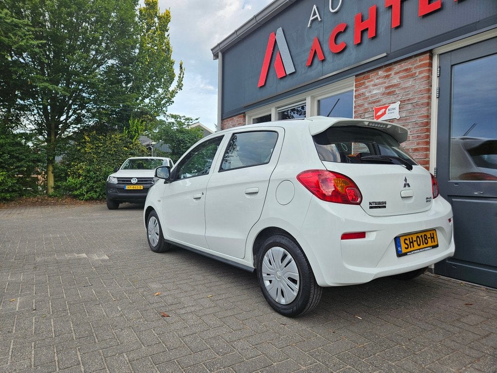 Mitsubishi Space Star 1.0 Cool+ Airco! Dealer Onderhouden! N, Auto's, Mitsubishi, Voorwielaandrijving, Gebruikt, Euro 6, Wit