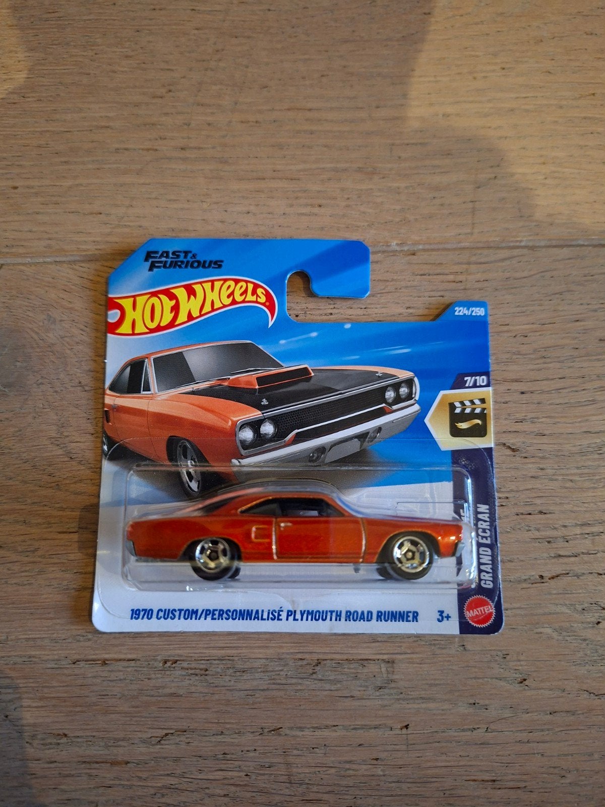 Hot Wheels Fast & Furious 1970 Plymouth Road Runner, Ophalen of Verzenden, Nieuw, Auto
