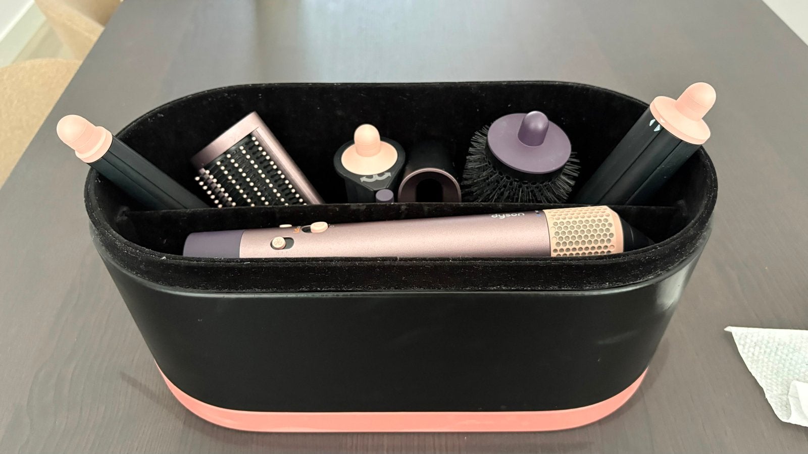 Dyson Airwrap Complete Styler met opbergdoos, Ophalen of Verzenden, Zo goed als nieuw, Haarverzorging