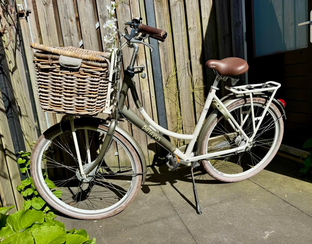 Batavas Flying Dutch 56 mooie, stevige damesfiets, Gebruikt, Versnellingen, Batavus, Trommelrem