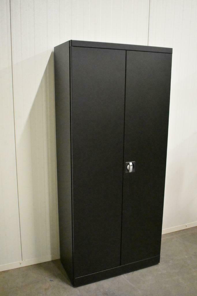 Stalen kasten/archiefkasten/garagekasten/opbergkasten, Niet ingevuld, Zwart, Niet ingevuld, Nieuw
