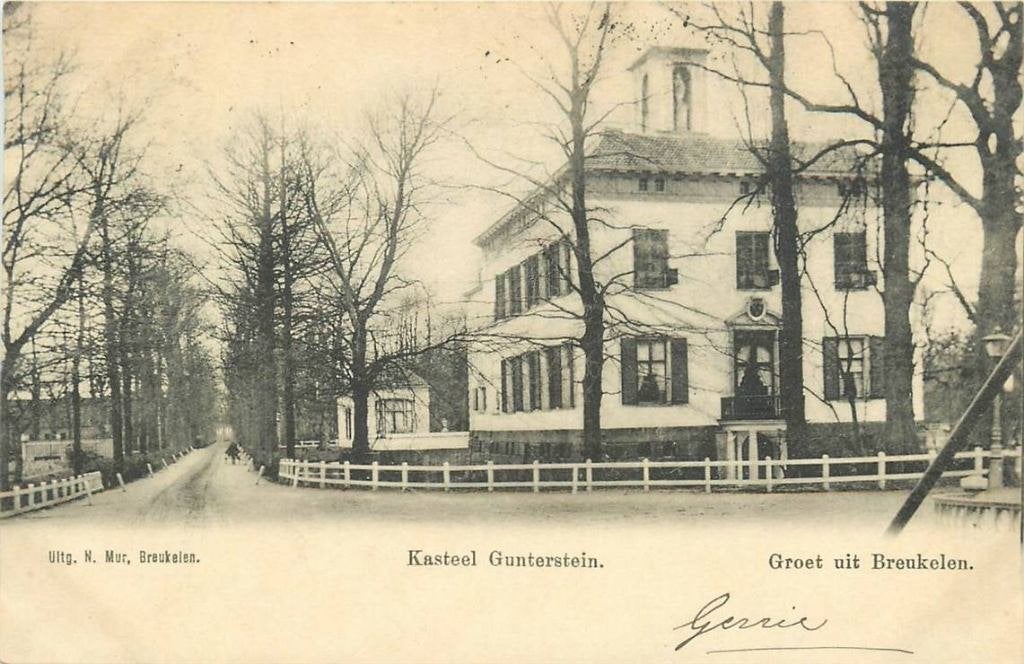 388-297-011 Breukelen Kasteel Gunterstein, Verzenden, Voor 1920, Utrecht