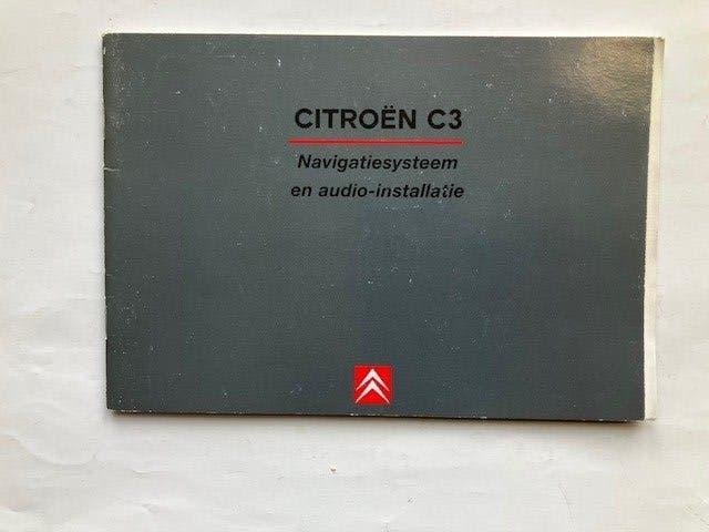 Citroën C3 Navigatiesysteem en Audio-installatie Handleiding, Ophalen of Verzenden