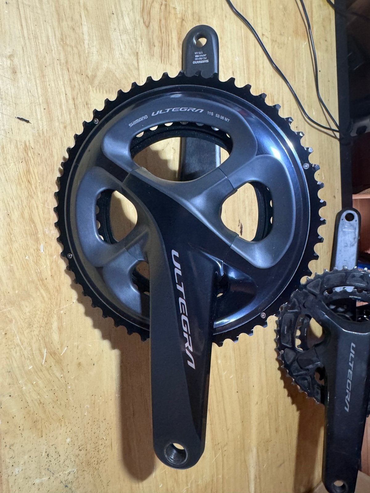 Shimano Ultegra 11 speed groepset (excl. shifters), Gebruikt, Overige typen, Ophalen of Verzenden, Aluminium