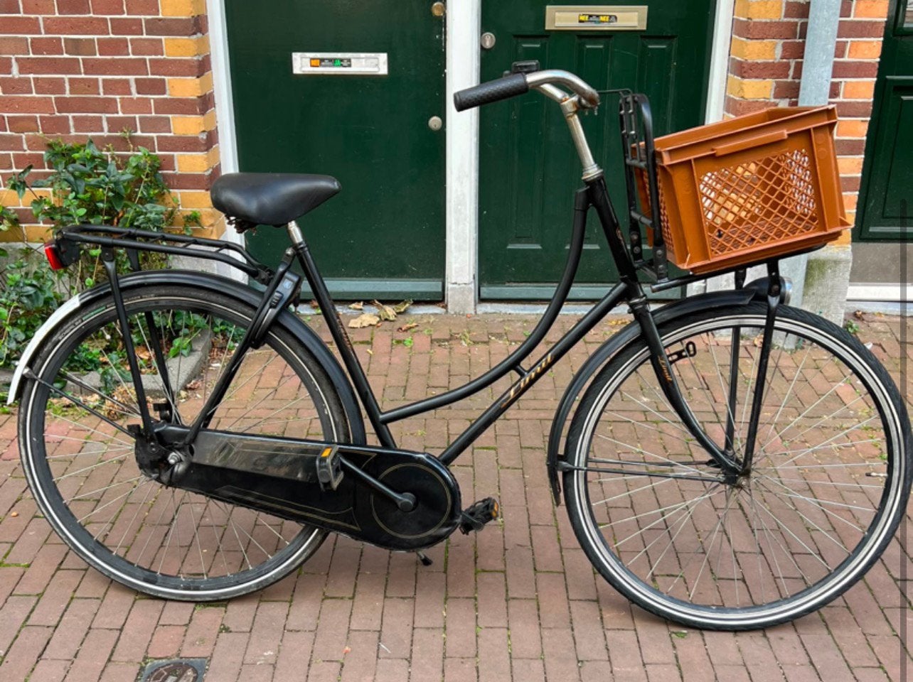 Top omafiets 28 inch Framehoogte 56, 53 tot 56 cm, Ophalen, Zo goed als nieuw, Terugtraprem