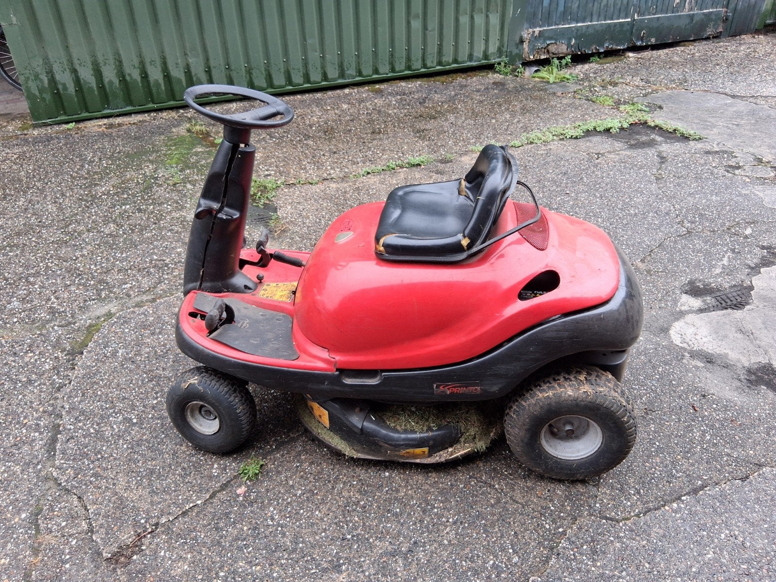 MTD Sprinto zitmaaier, Ophalen, Gebruikt, Yard Machines MTD, Elektrische starter