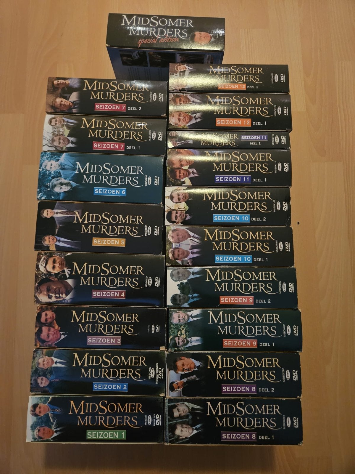 Midsomer Murders DVD collectie 1t/m12 + special edit., Engels, Speciale editie, Nederlands, Ophalen of Verzenden