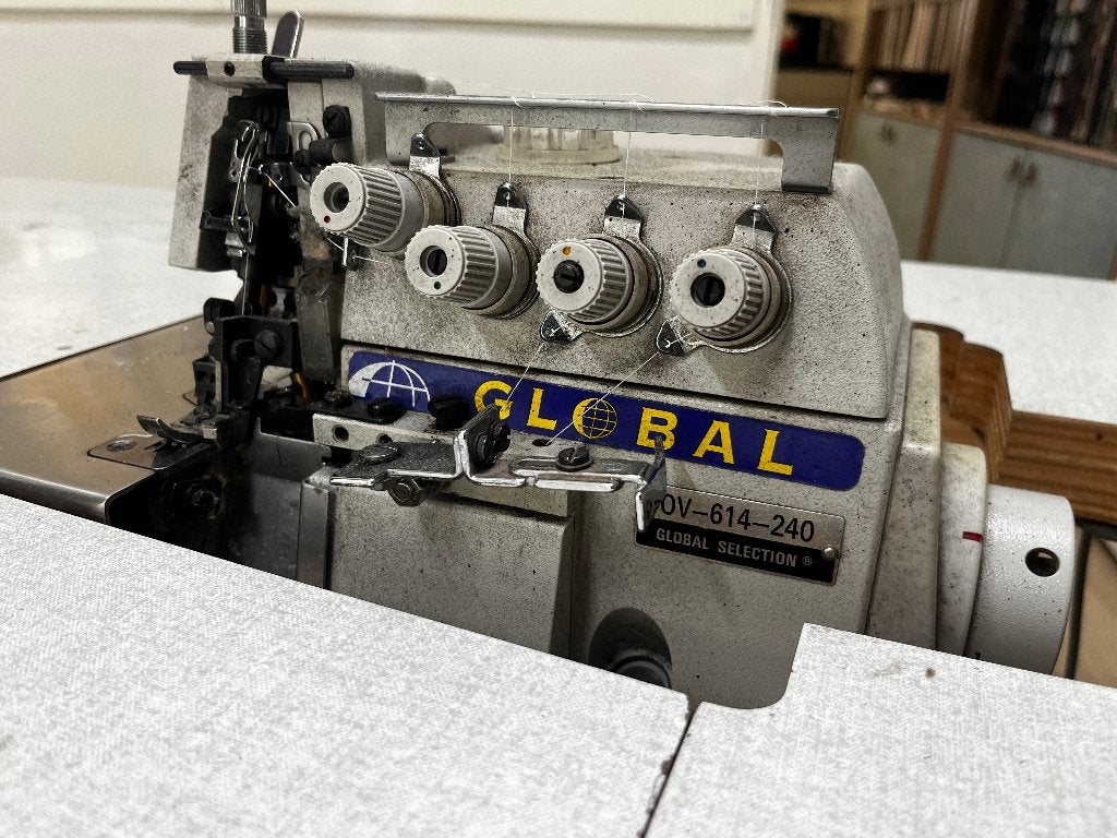 Industriële Lockmachine Global OV 614-240, Gebruikt, Lockmachine, Industrieel, Ophalen