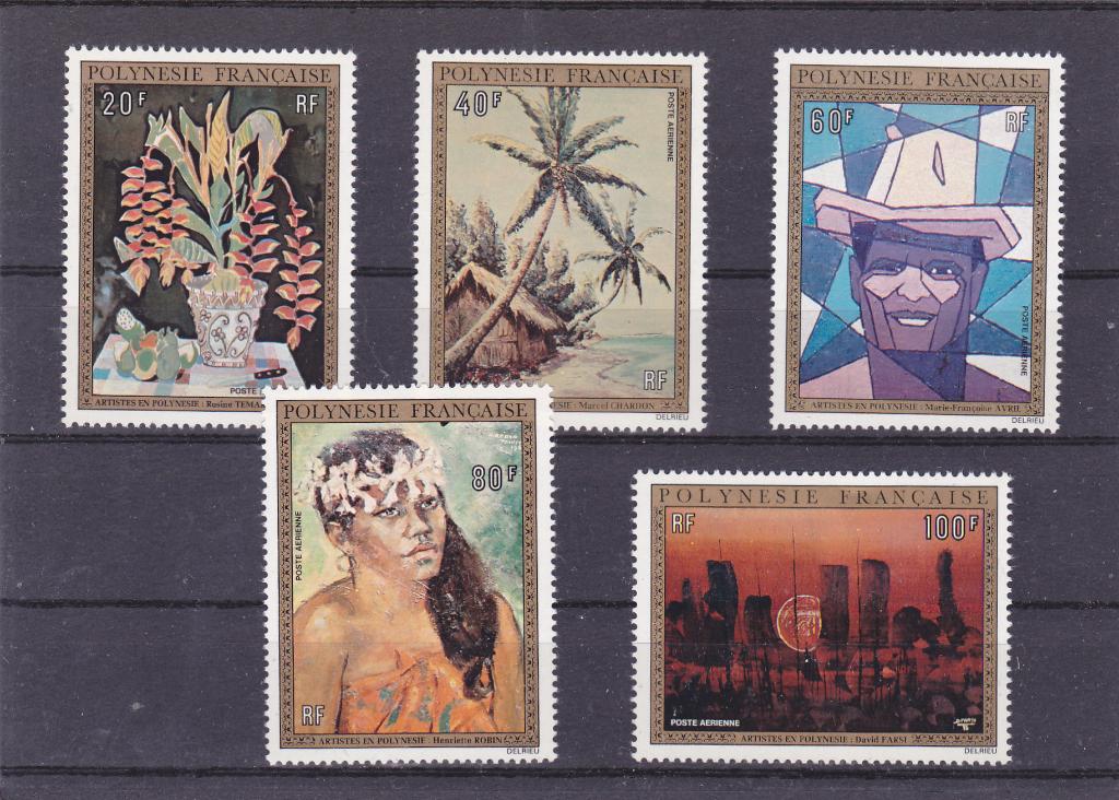 Franse Koloniën Polynesië 187/91 Schilderijen (285, Verzenden, Postfris