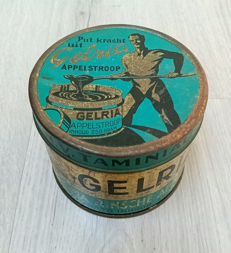 Gelria prima rinsche appelstroop blik, Verzenden, Gebruikt, Overige