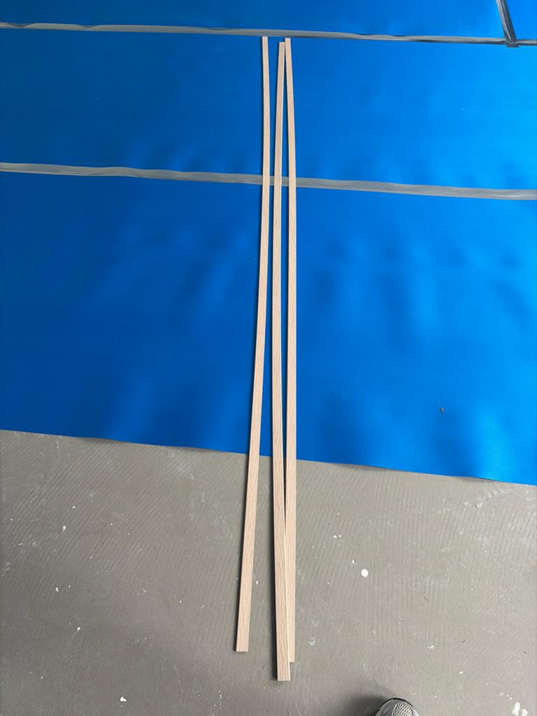 Plakplint, Doe-het-zelf en Verbouw, Plinten en Afwerking, Ophalen, Eiken, Nieuw, 200 tot 250 cm