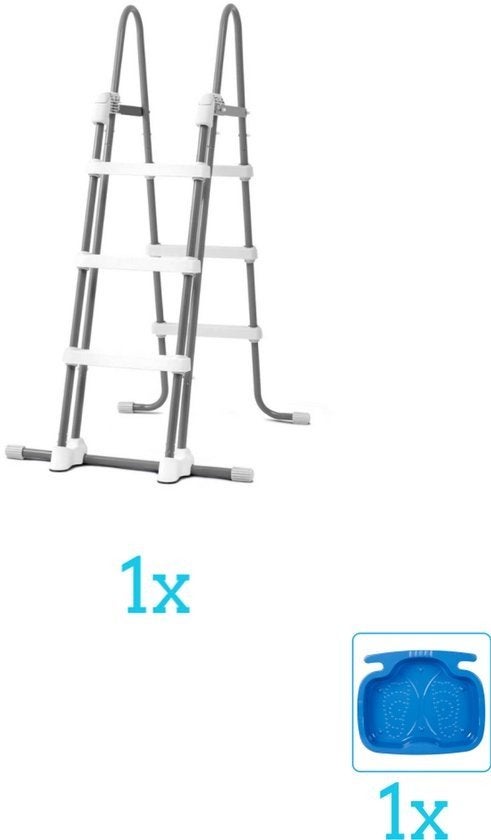 Zwembadtrap, Ophalen, Zo goed als nieuw, Ladder
