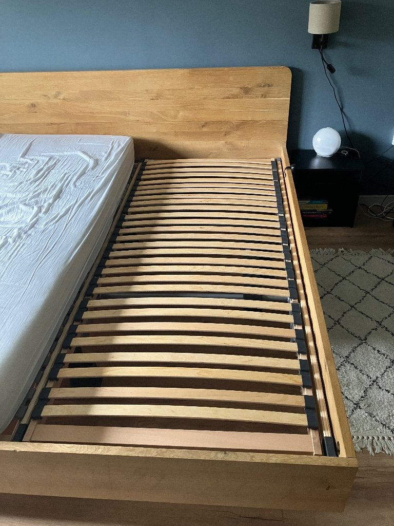 Elektrische lattenbodem, Ophalen, 90 cm, Eenpersoons, Zo goed als nieuw