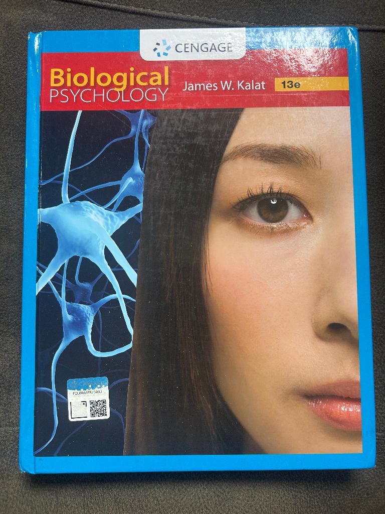 Biological psychology, Ophalen of Verzenden, Alpha, Zo goed als nieuw, WO