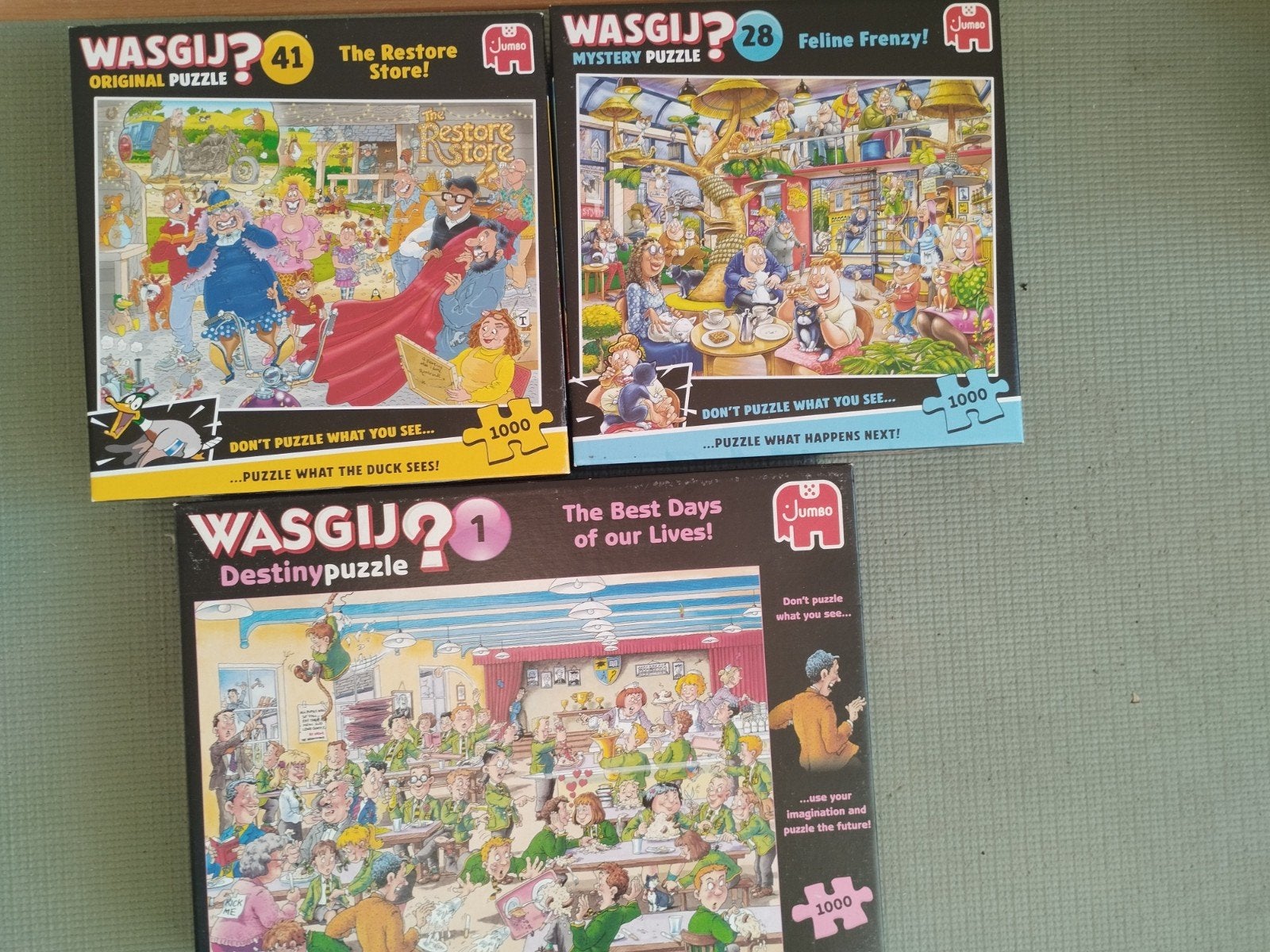 Wasgij, Ophalen, 500 t/m 1500 stukjes, Zo goed als nieuw