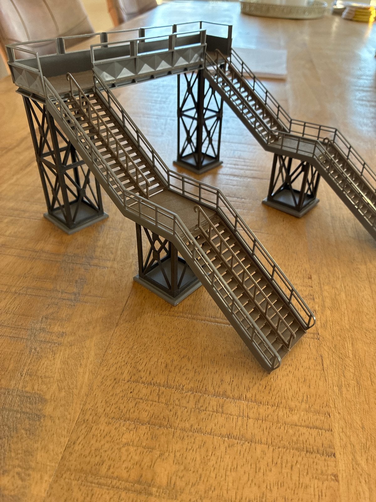 Auhagen 11363 voetgangersbrug met trappen, Ophalen, Zo goed als nieuw, Brug, Tunnel of Gebouw, Overige merken