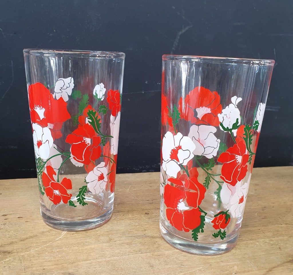 1843 vintage limonadeglazen limonadeglaasjes glaasjes 2 x, Verzamelen, Glas en Borrelglaasjes, Verzenden, Gebruikt, Overige typen