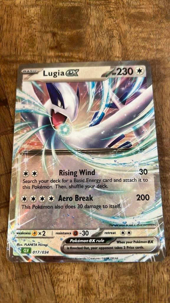 Lugia ex deck promo., Ophalen of Verzenden, Zo goed als nieuw