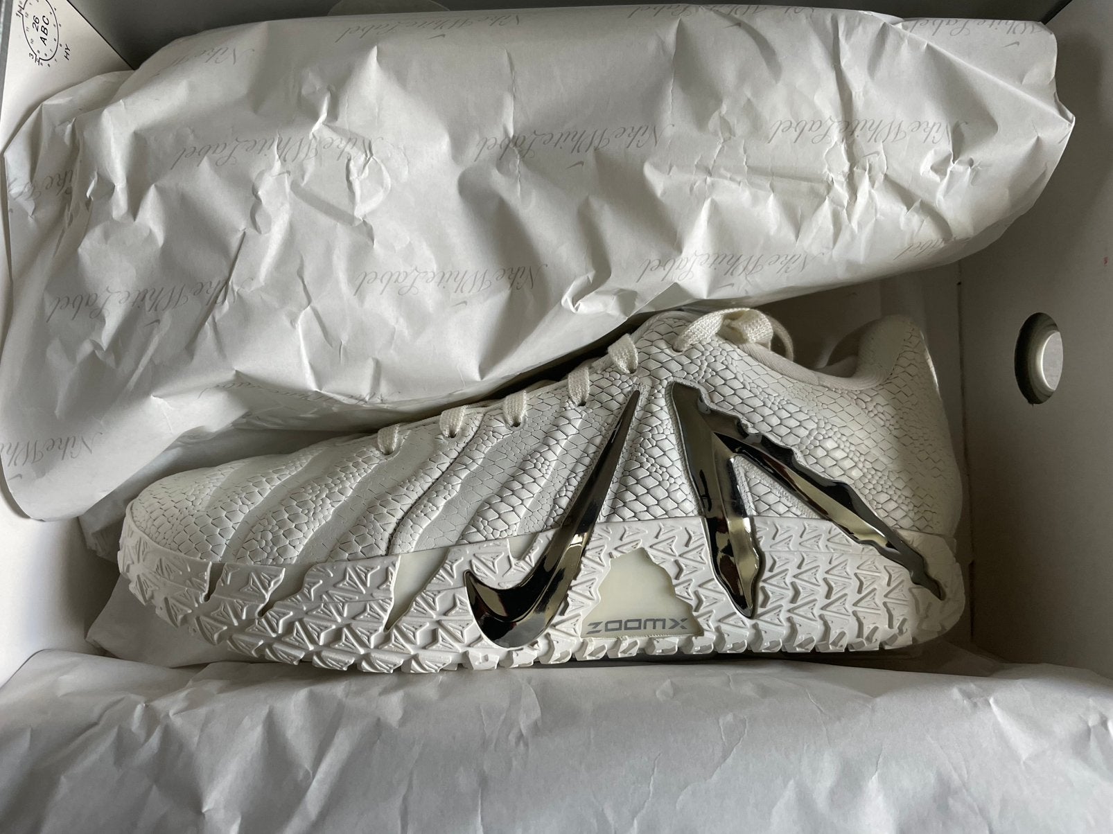 Nike Ja 3 LX White Label "Sail/Metallic Silver", Ophalen of Verzenden, Nieuw, Wit, Sportschoenen