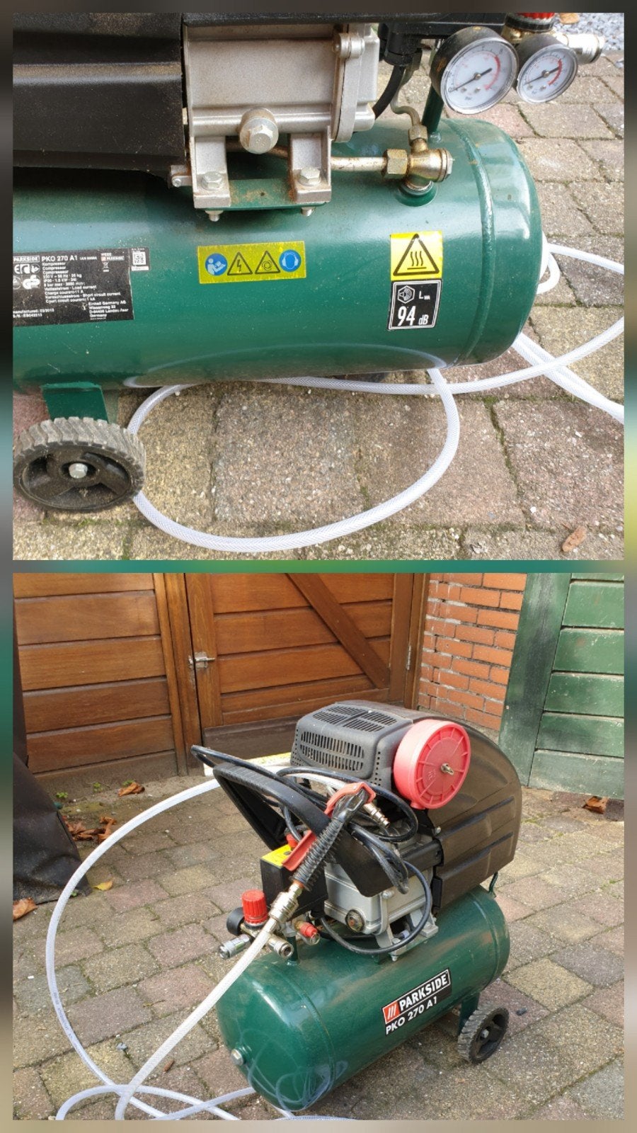Parkside PKO 270 A1 Compressor - Zo goed als nieuw, Ophalen
