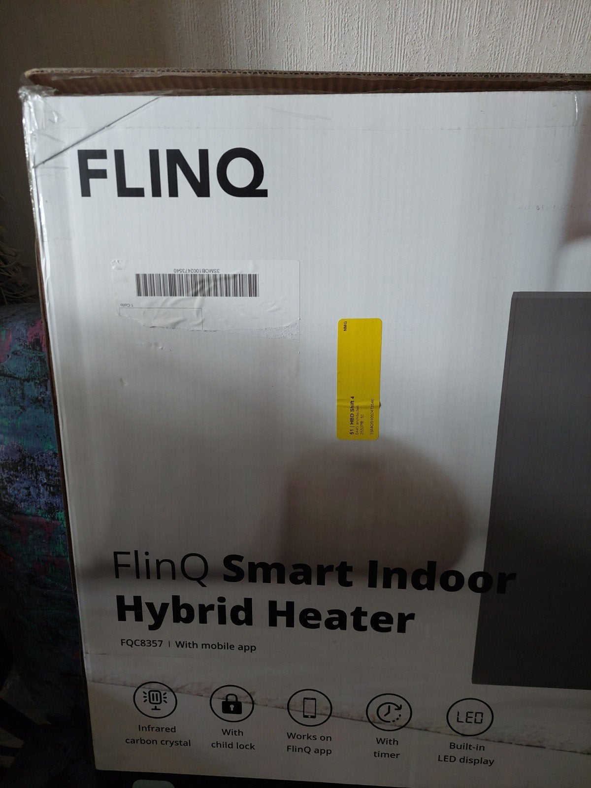 FLINQ Smart Indoor Hybrid Heater FQC8357 - Nieuw in doos, Ophalen, 30 tot 80 cm, Overige typen, Nieuw