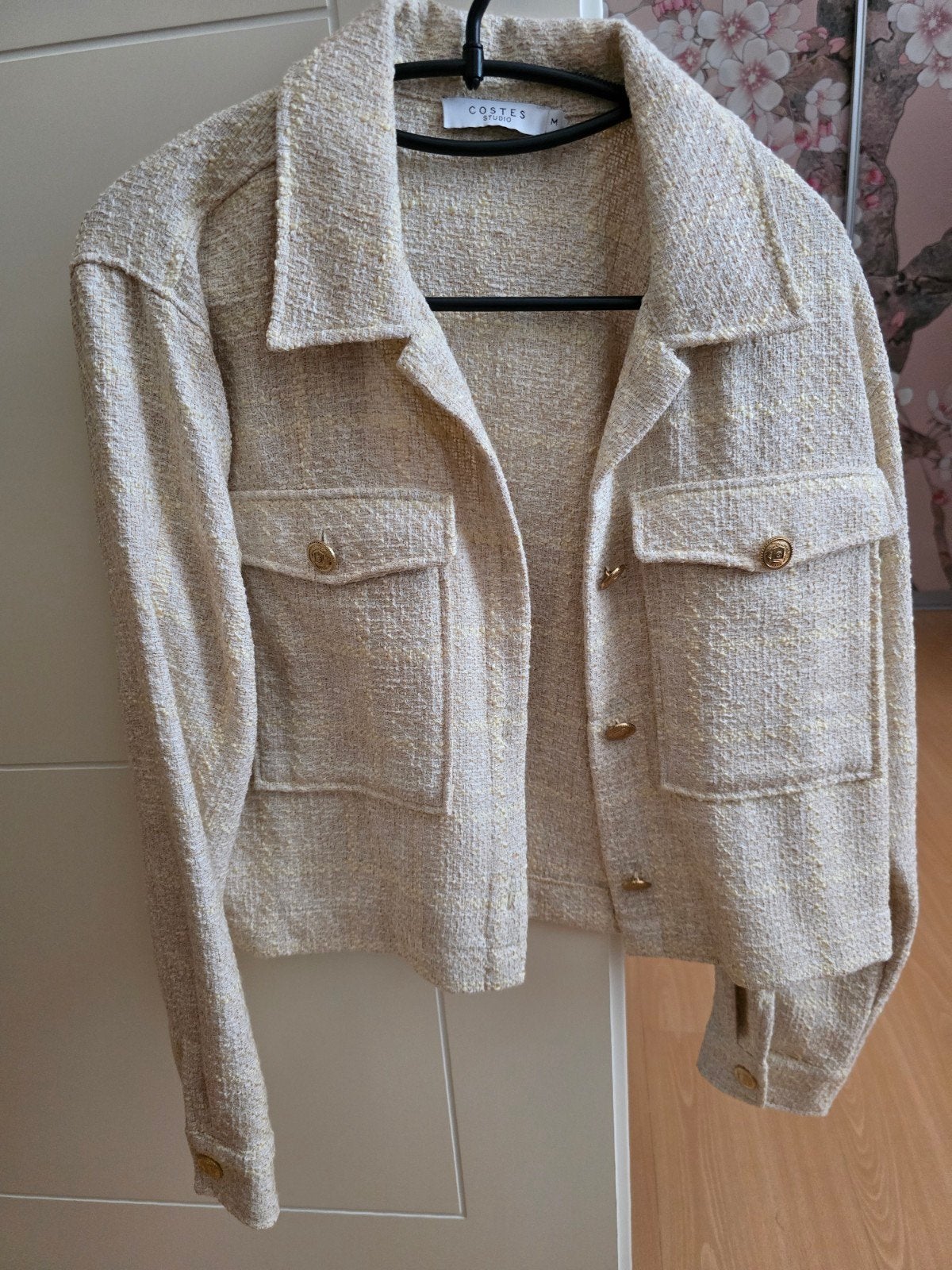 Costes (studio) jasje, maat M, ongedragen, Kleding | Dames, Maat 38/40 (M), Beige, Nieuw, Ophalen of Verzenden