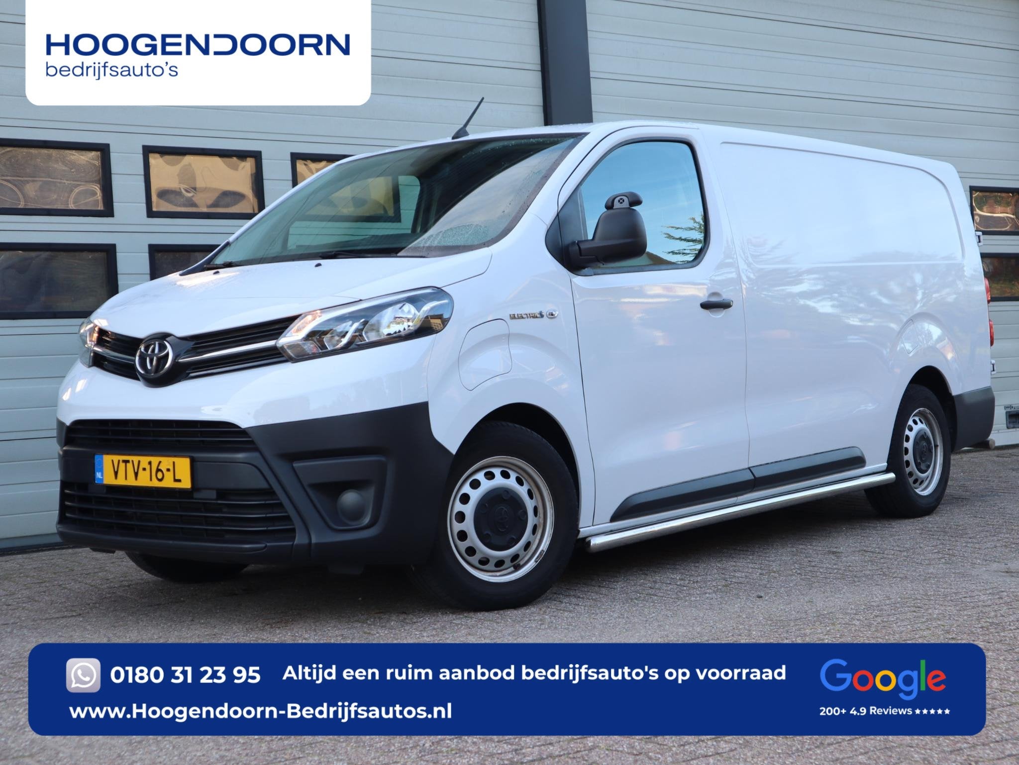Toyota PROACE Electric Worker 75 kWh Long Range - Snelladen, Auto's, 330 km, Gebruikt, Wit, Origineel Nederlands