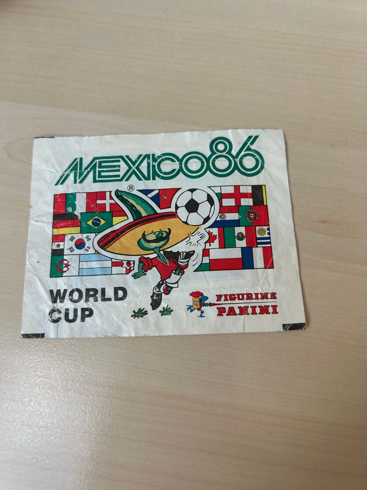 Gesloten Panini zakje Mexico 86, Ophalen of Verzenden, Zo goed als nieuw, Sport