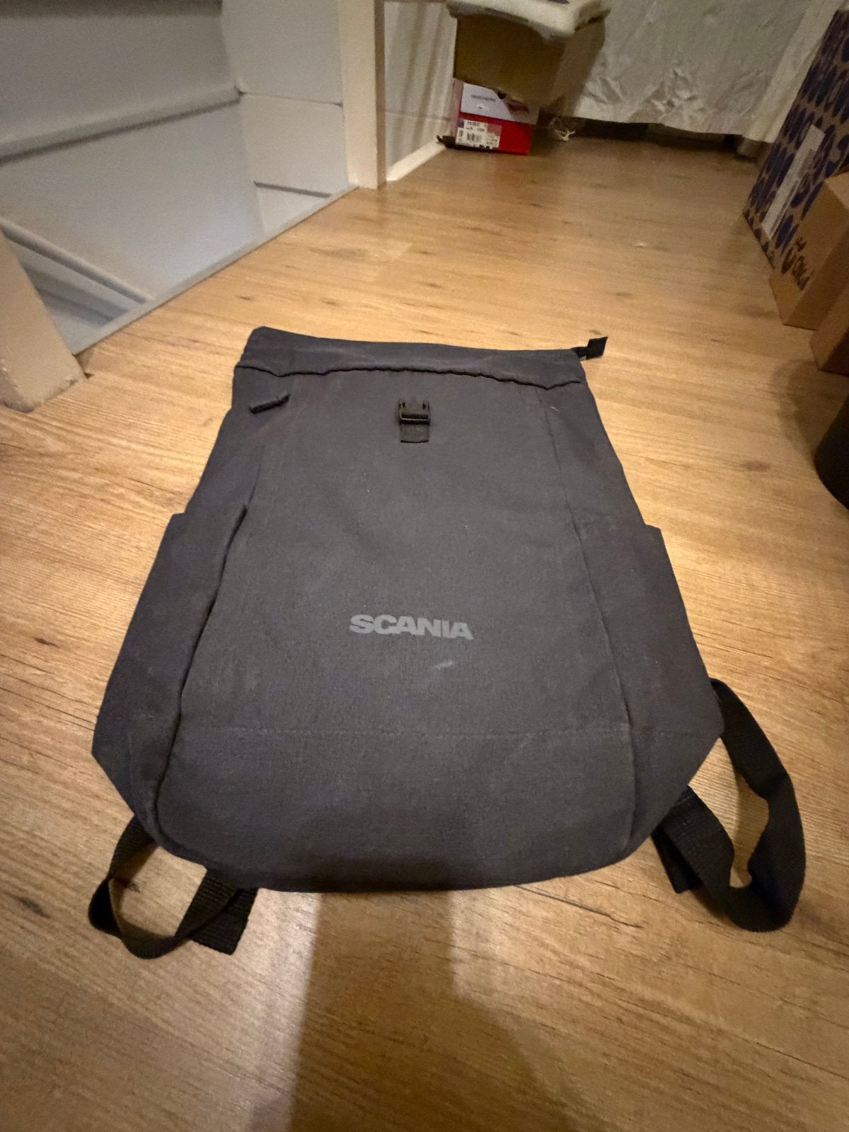 Scania rugzak - Zwart, zo goed als nieuw, 25 tot 40 cm, Ophalen of Verzenden, Zo goed als nieuw, Overige merken