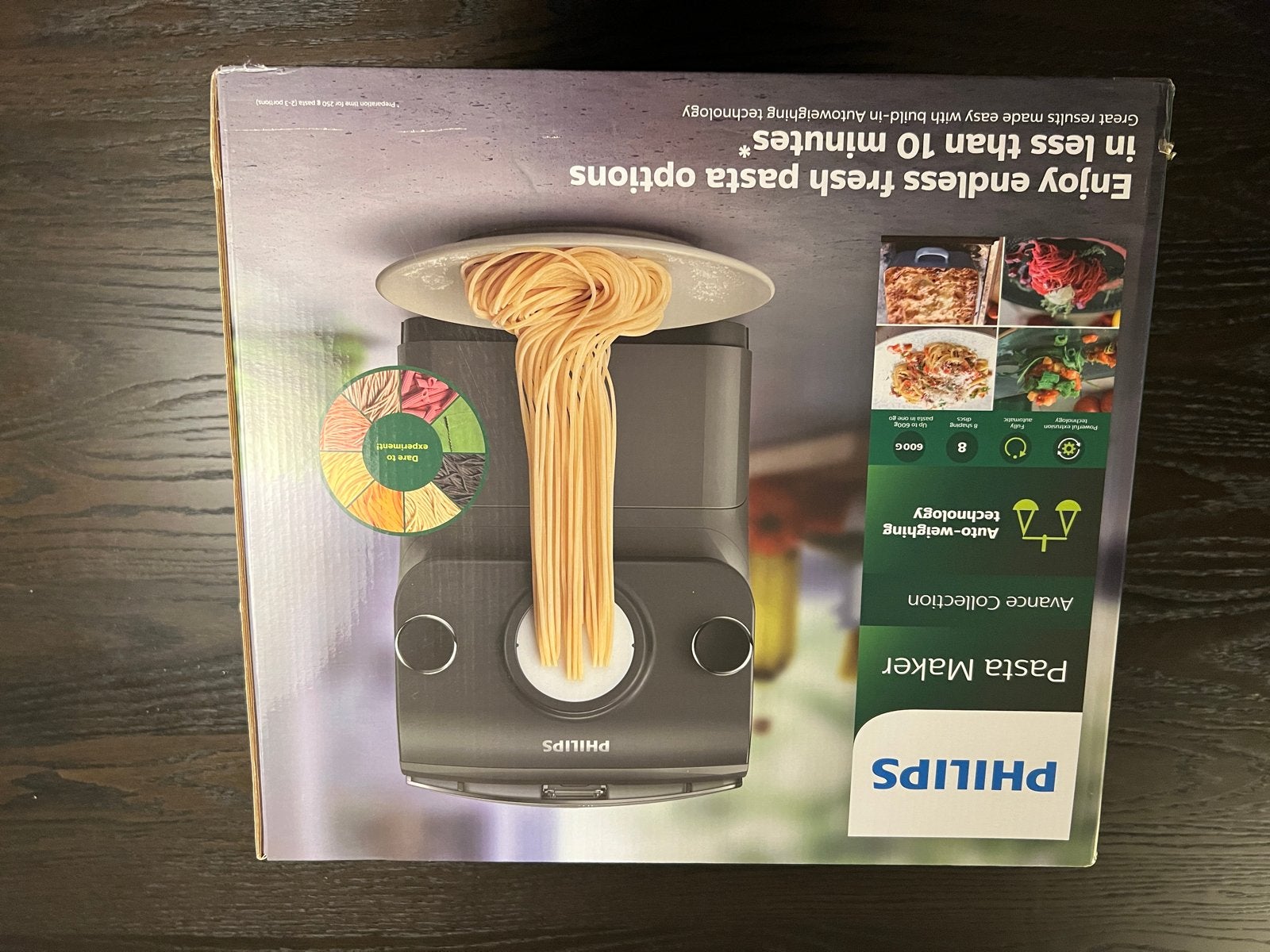 Philips Pasta Maker Avance Collection HR2382/15, Minder dan 1 liter, Ophalen of Verzenden, Nieuw, 1 snelheid