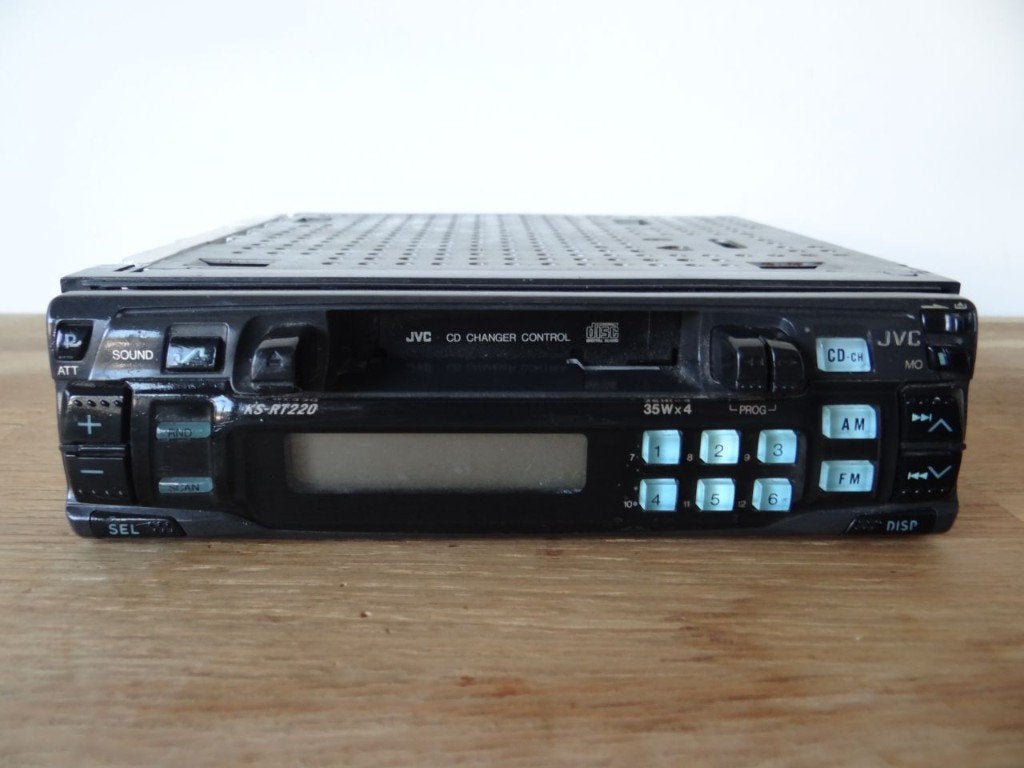 JVC KS-RT220 autoradio met cassettespeler, Ophalen of Verzenden, Gebruikt