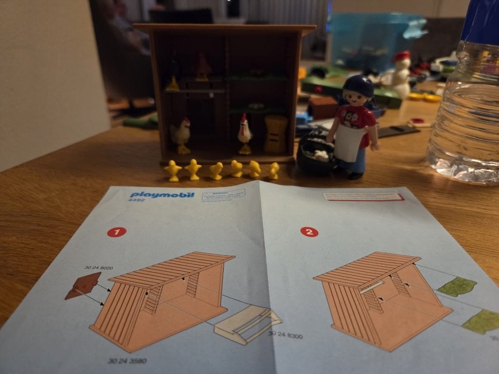 Playmobil Kippenhok – set 4492, Complete set, Ophalen of Verzenden, Zo goed als nieuw, Figuren