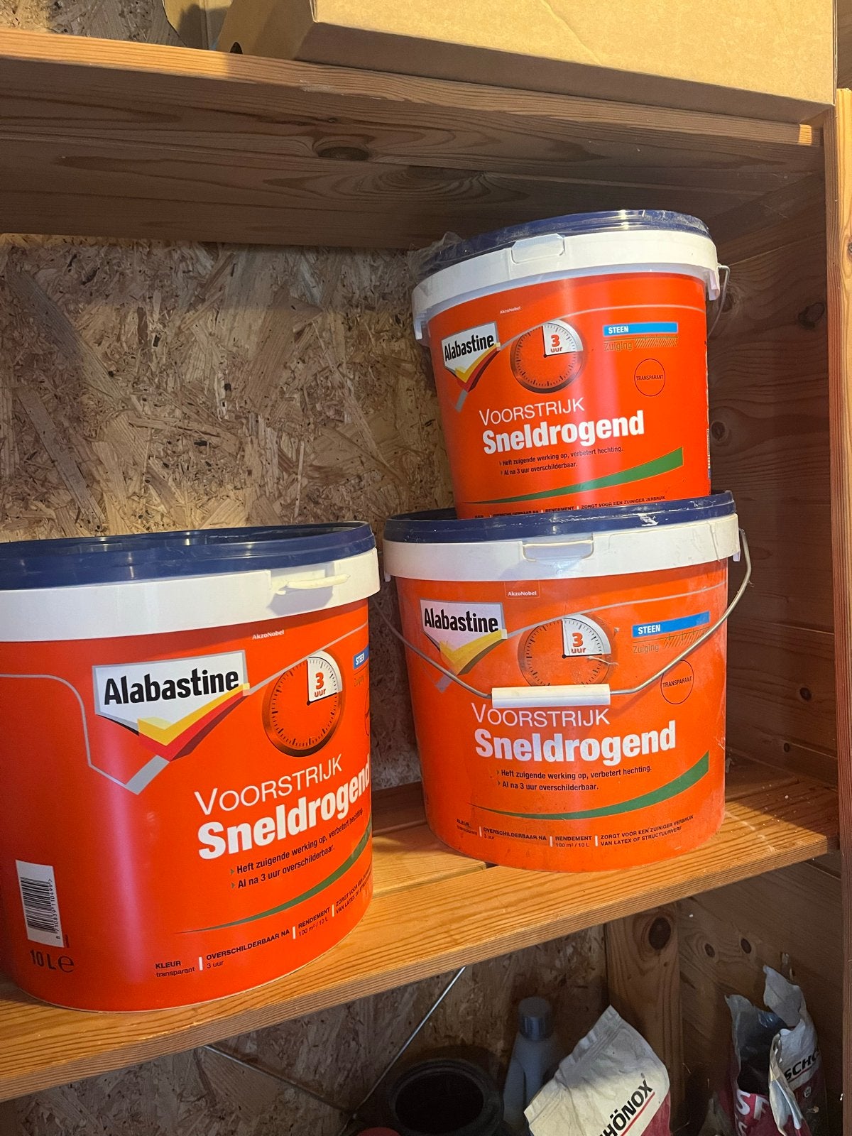 Alabastine Voorstrijk Sneldrogend - Diverse hoeveelheden, Ophalen, Overige kleuren, 15 tot 20 liter, Verf