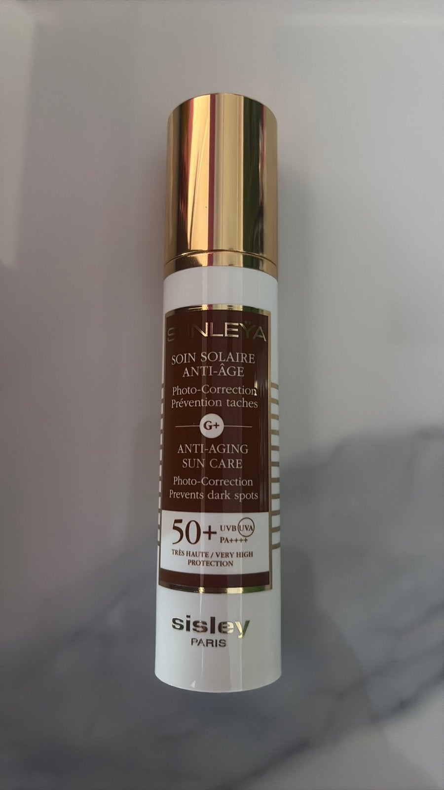 Sisley sunleya spf 50 nieuw in verpakking 50ml, Ophalen of Verzenden, Nieuw, Gehele gezicht, Verzorging