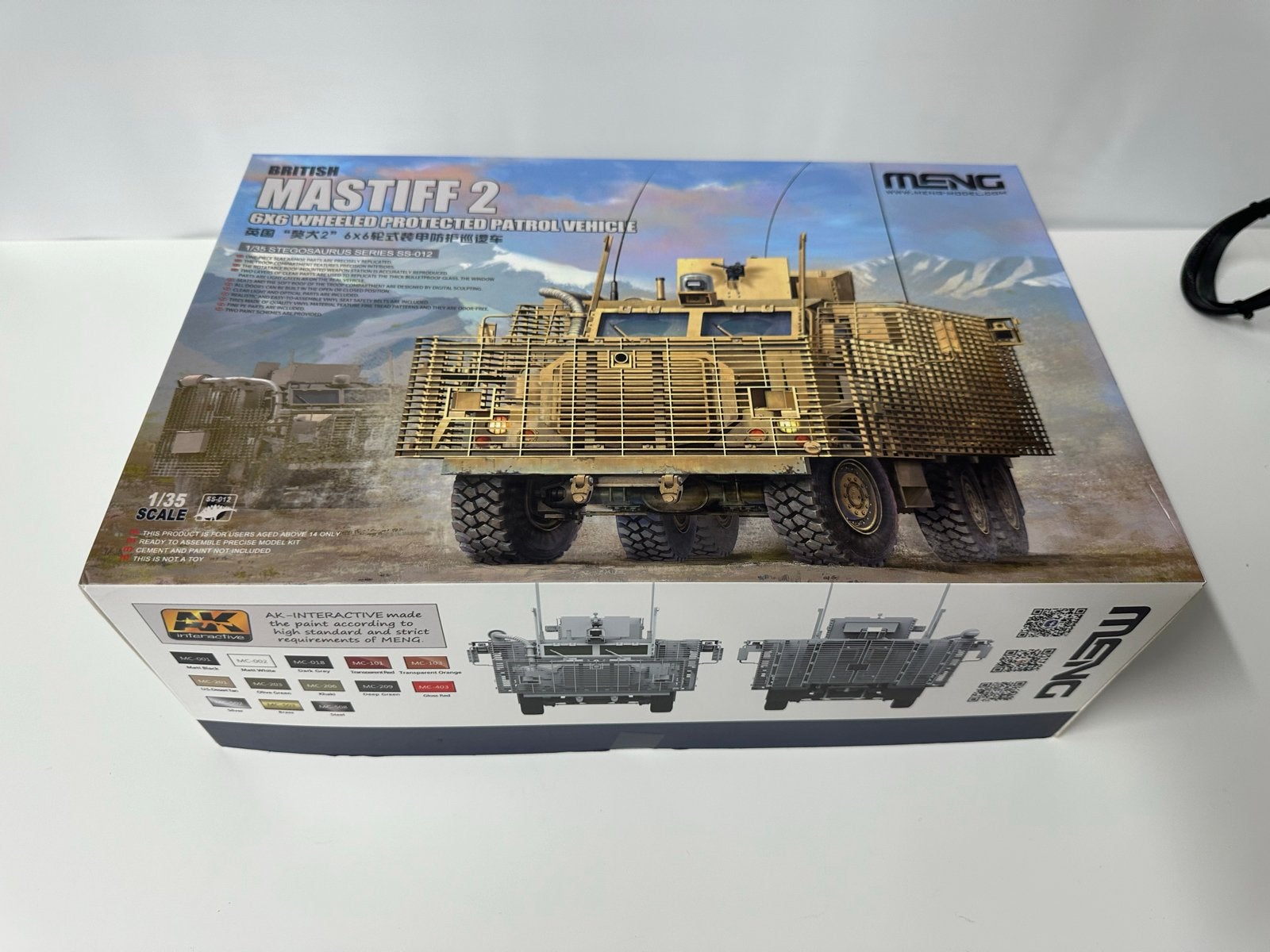 1/35 Meng British Mastiff 2 6x6 Protected Patrol Vehicle, Overige merken, 1:32 tot 1:50, Overige typen, Nieuw