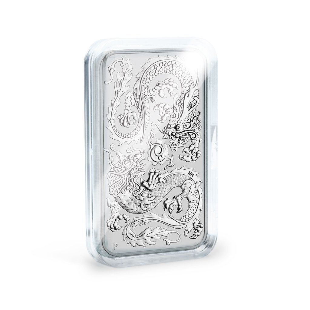 Leuchtturm Muntcapsule - 1 oz Zilveren Dragon, Postzegels en Munten, Munten en Bankbiljetten | Toebehoren, Verzenden, Overige typen