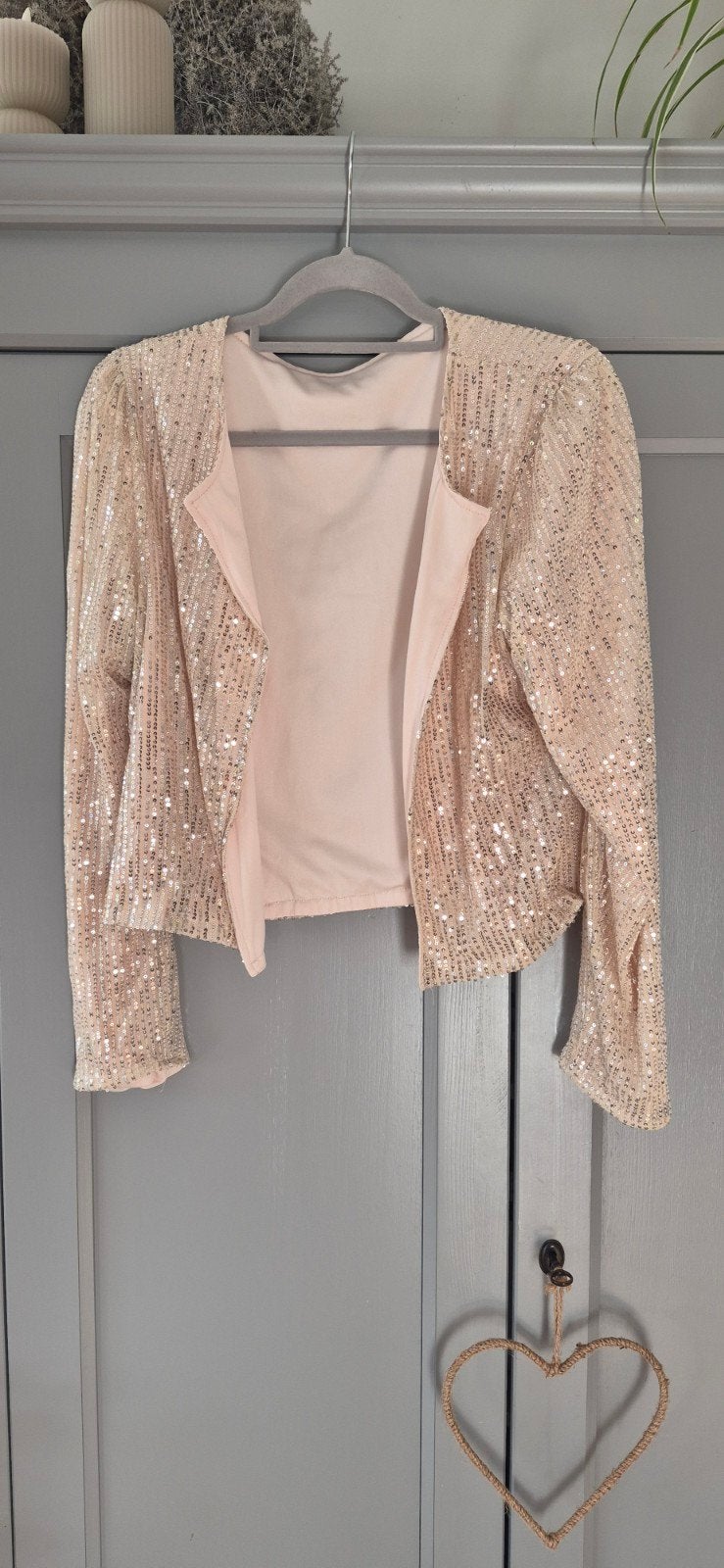 mooi vestje glitter pailletten, Kleding | Dames, Nieuw, Ophalen of Verzenden, Maat 36 (S), Goud