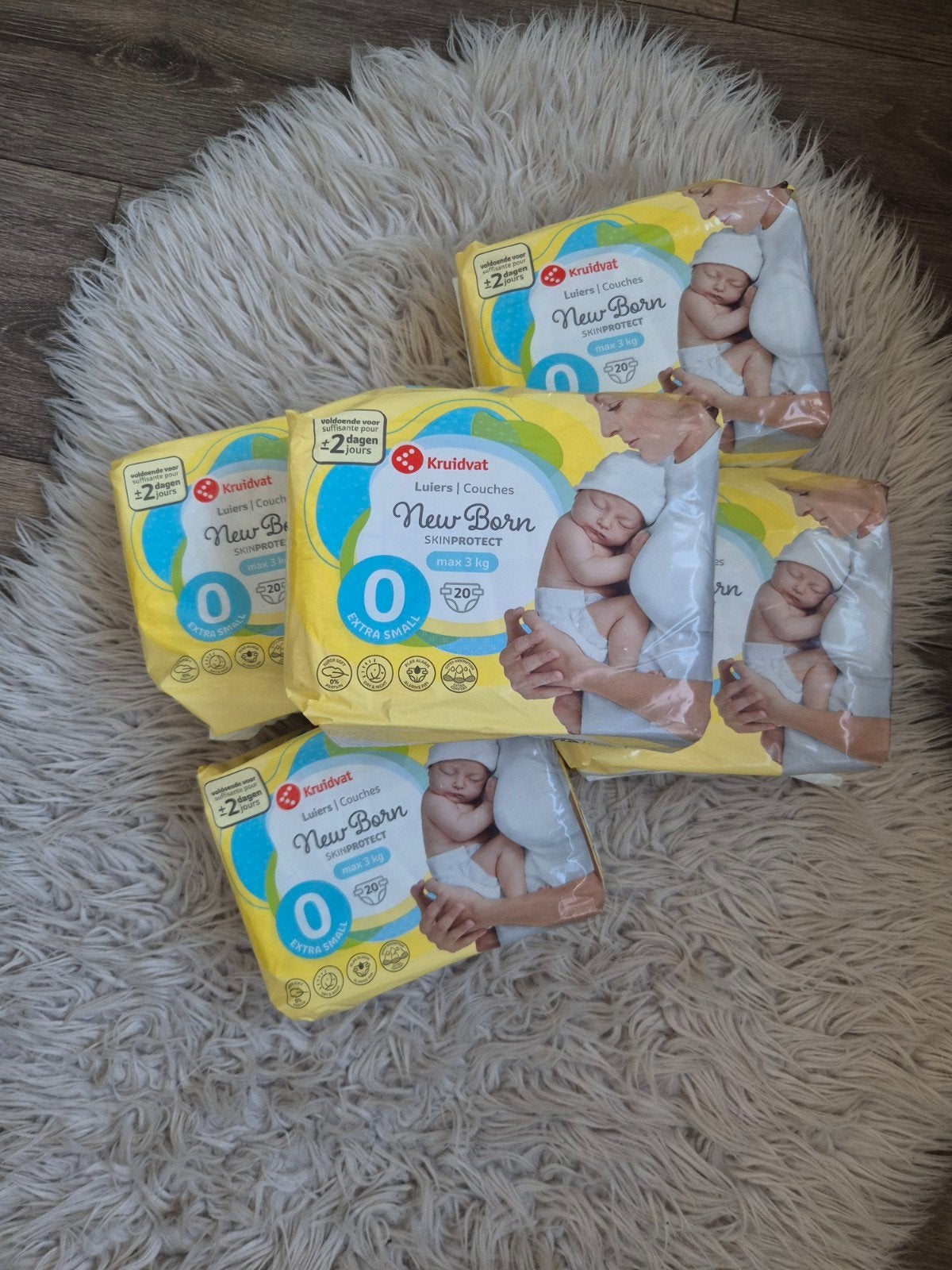 Kruidvat luiers maat 0, Overige merken, Overige typen, Nieuw, Ophalen of Verzenden