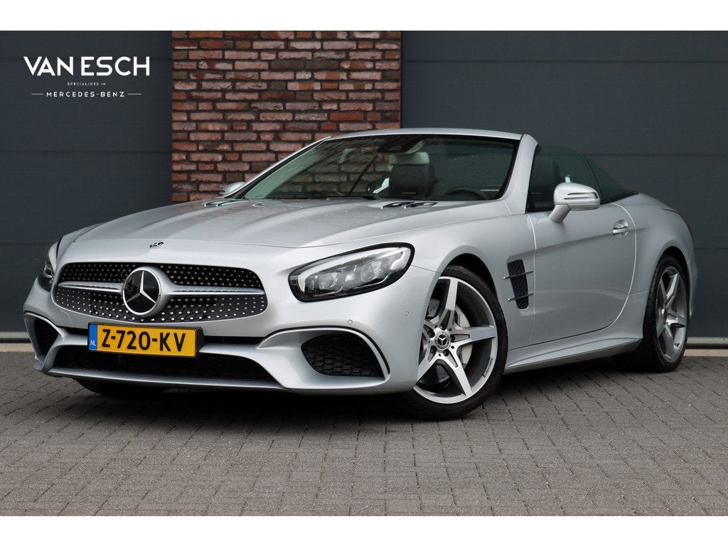 Mercedes-Benz SL-Klasse 400 AMG Line Aut9 | Panoramadak | Ha, Achterwielaandrijving, Gebruikt, 368 pk, 2996 cc