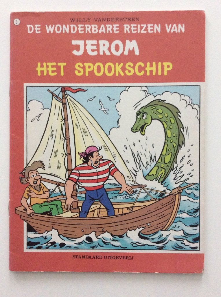 Jerom oranje/bruine reeks - deel 3, 11 en 12, Gelezen, Willy Vandersteen, Ophalen of Verzenden, Meerdere stripboeken