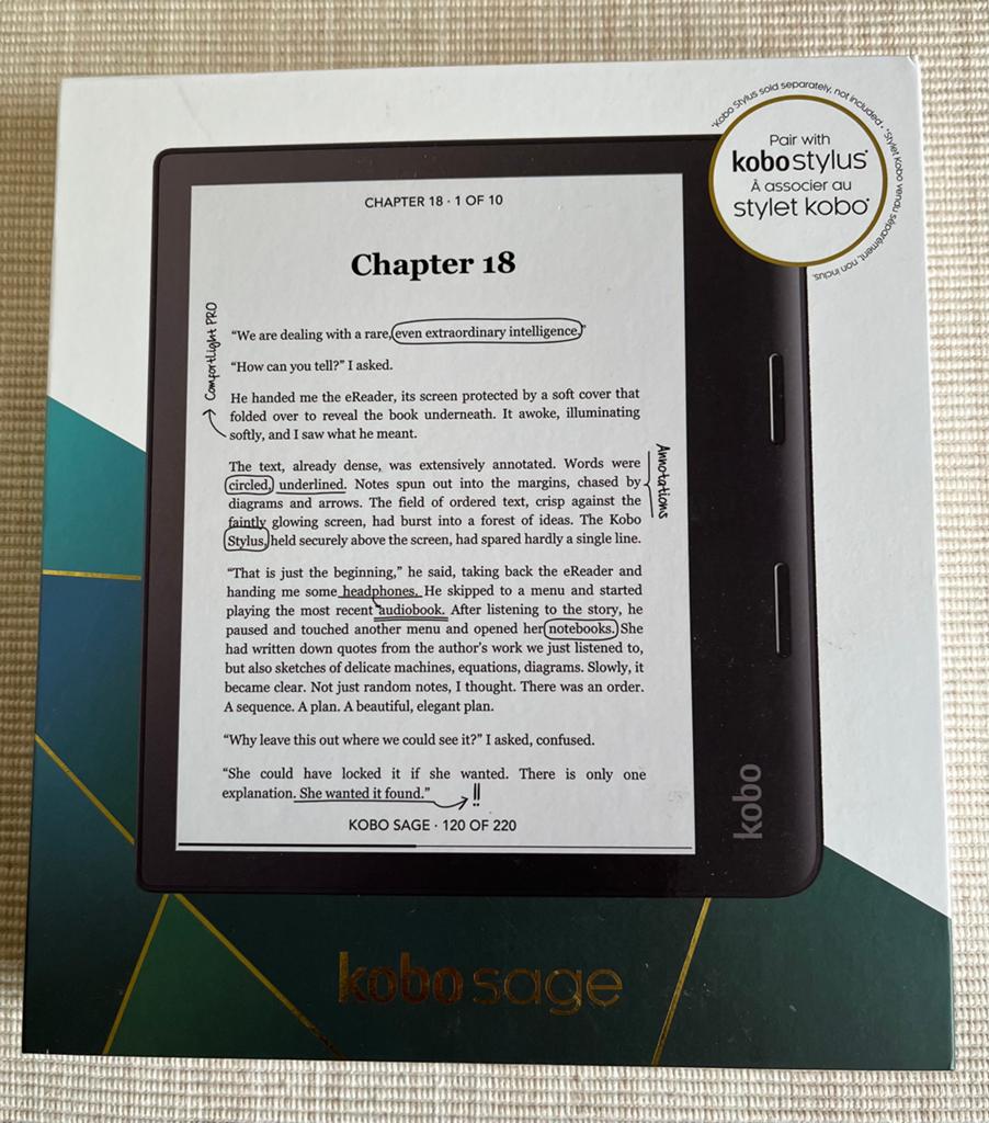 Kobo sage z.g.a.n., Computers en Software, E-readers, Zo goed als nieuw, Ophalen of Verzenden