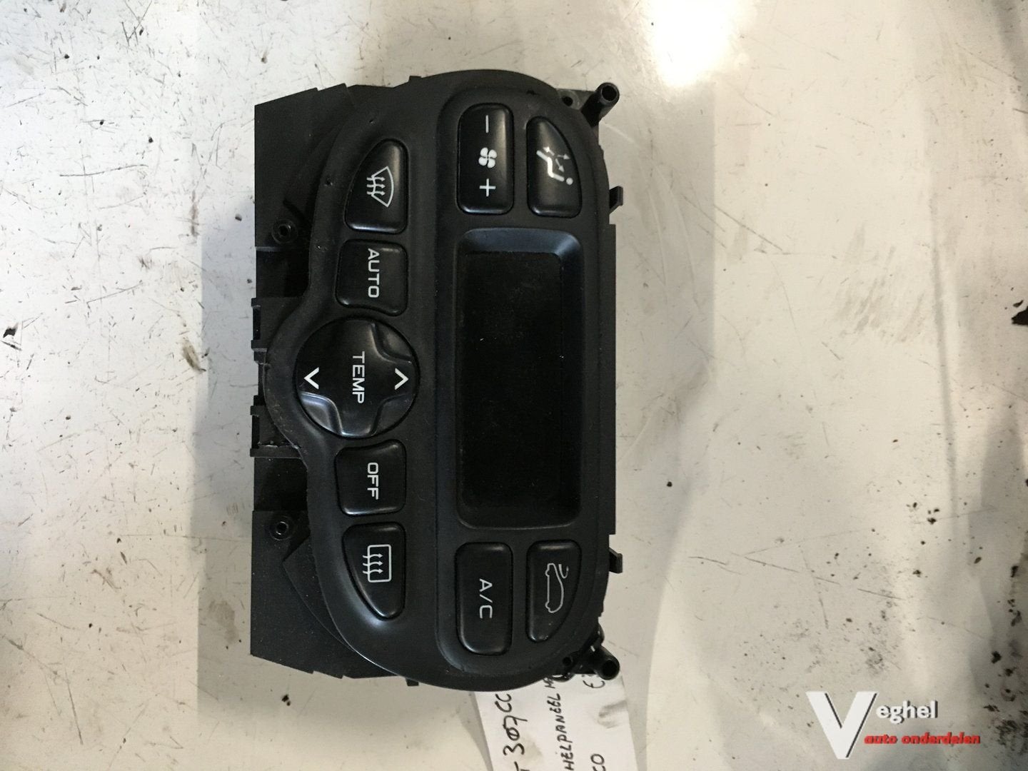 Peugeot 307 CC 2005 Kachelbedieningspaneel met airco, Gebruikt, -, -, Ophalen of Verzenden