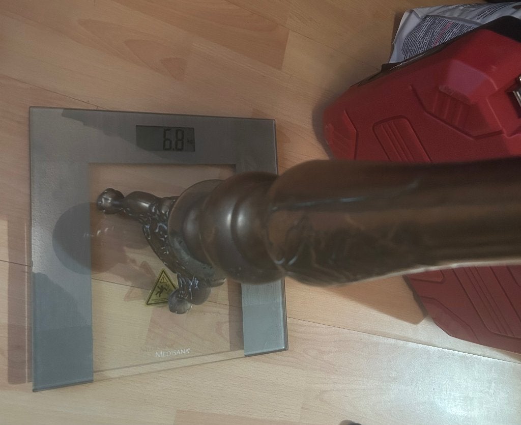 Kandelaar - Zwaar en Decoratief, Ophalen, Koper