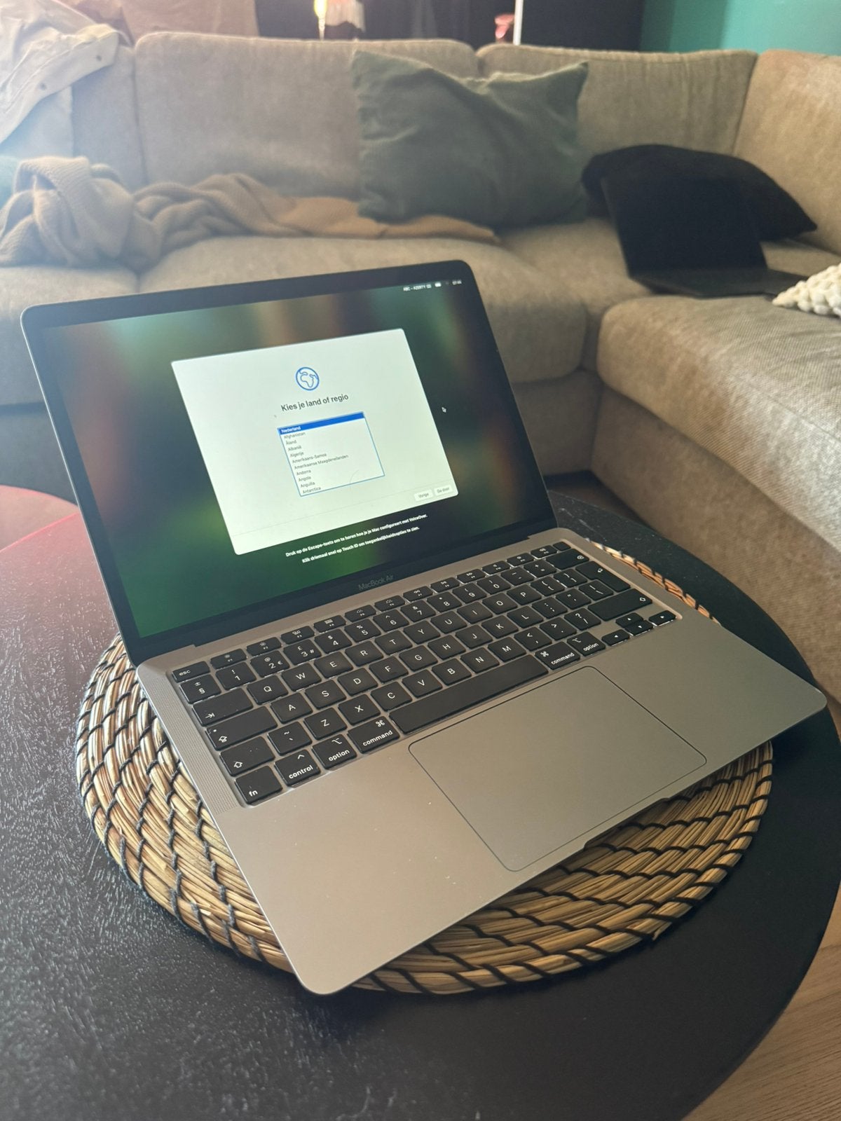Macbook Air i7 (2020), Computers en Software, Apple Macbooks, Gebruikt, 256 GB, Qwerty, 8 GB