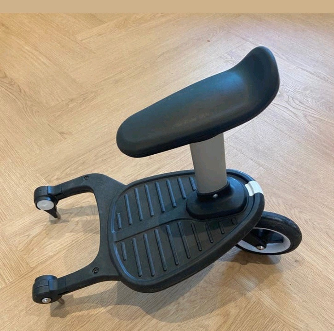 Meerijdplankje met zitje voor Bugaboo Donkey/Fox, Ophalen, Zo goed als nieuw, Kinderwagen, Bugaboo