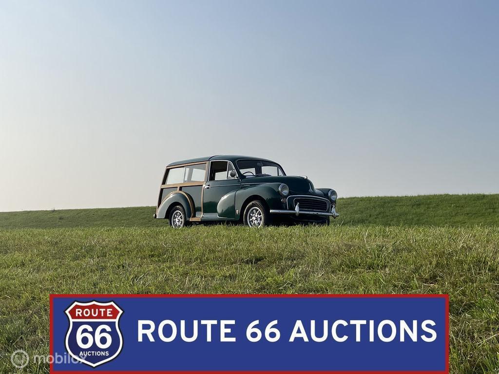 Morris Minor 1000 Traveller | 1969 | Route 66 Auctions, Auto's, Overige merken, Overige carrosserieën, Zwart, Bedrijf
