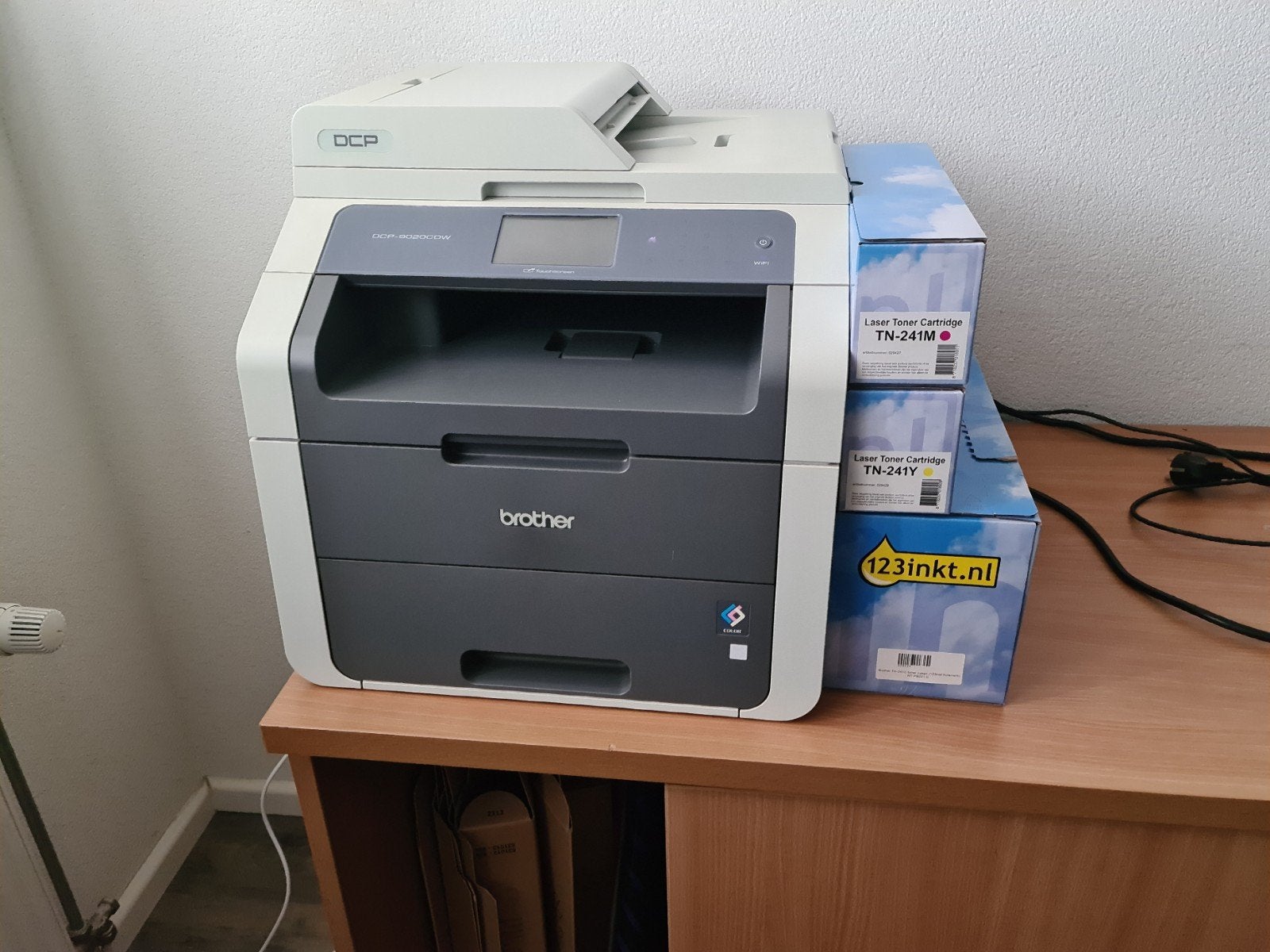 Brother DCP-9020CDW All-in-One kleuren LED-printer + toners, Computers en Software, Printers, Ophalen, Kleur printen, Gebruikt