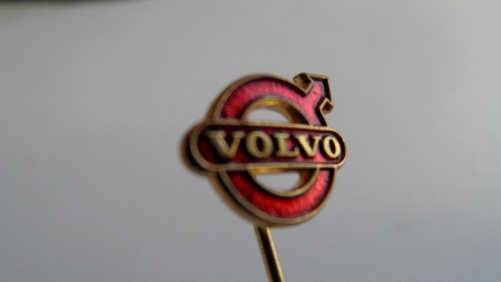 Volvo oldtimerauto speld, Verzenden, Gebruikt, Merk, Speldje of Pin